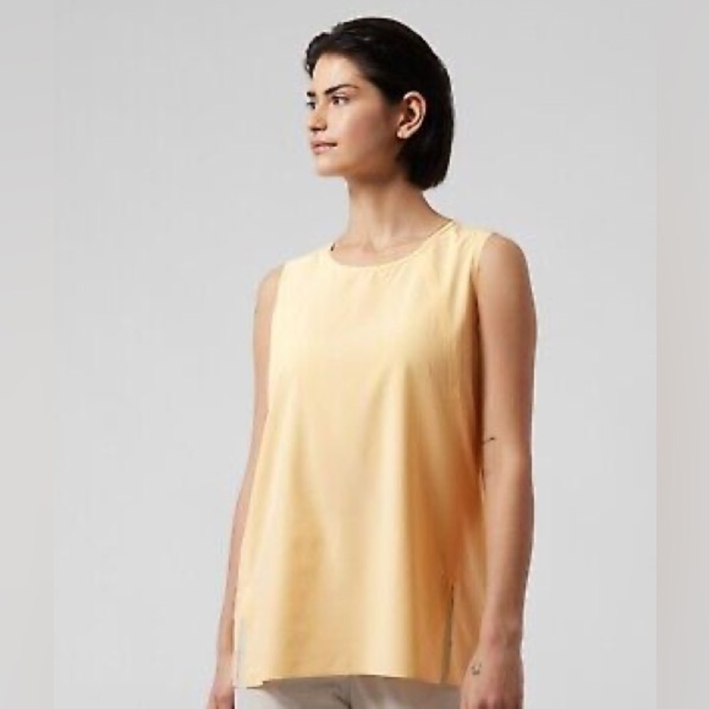 Athleta Zelhyr Refined Tank Yellow NWT